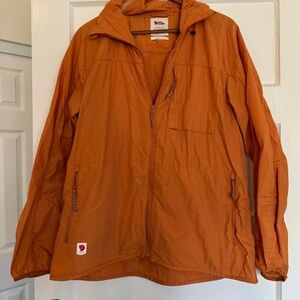 Fjallraven Wind/Rain Jacket, Orange, XL